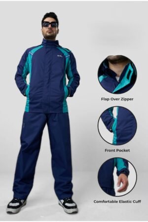 GO HIKE BLUE & GREEN RAINSUIT