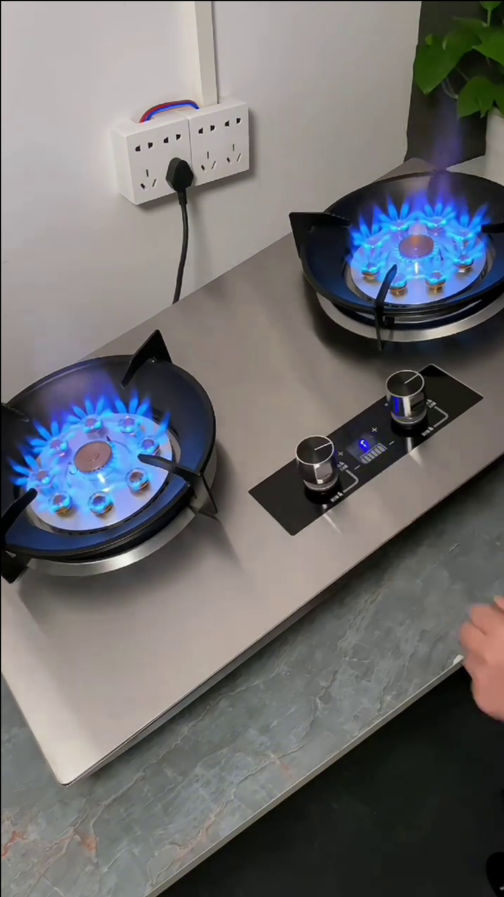 Countertop Double Burner, 1200 Watts Electric Hot Plate, Temperature Controls, Power Indicator Lights, Easy to Clean