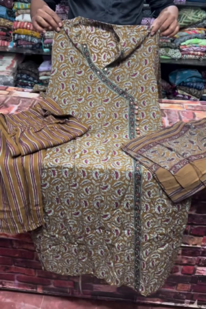 Brown Floral Printed Co-Ord Set