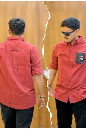 Men's Utility Pocket Casual Shirt