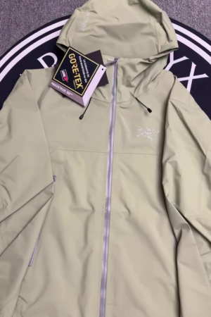 Light Green Waterproof Rain Shell Jacket