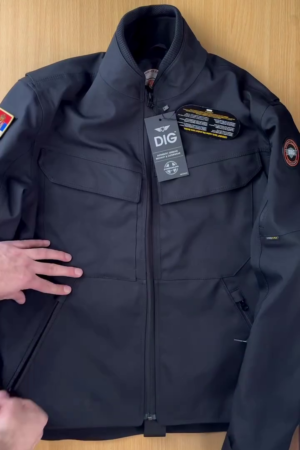 Charcoal Utility Softshell Jacket