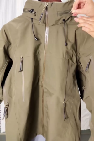 Olive Tactical Hooded Field Jacket