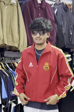 Red Football Club Monsoon Windbreaker