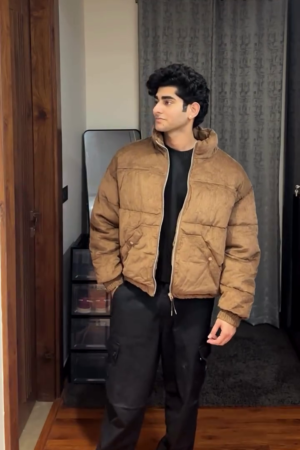 Men's Quilted Puffer Jacket