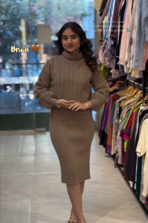Women's Cable-Knit Co-Ord Set