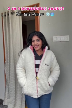 Women's Reversible Sherpa Jacket