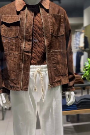 Heritage Washed Utility Zip Jacket