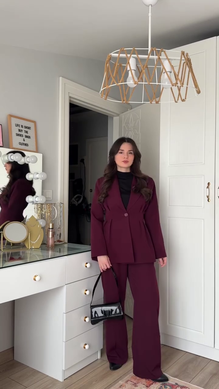 Women's Winter Tailored Blazer Co-Ord Set
