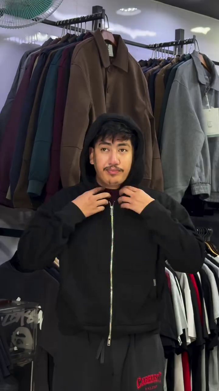 Fleece Hooded Zip-Up Jacket - Image 4